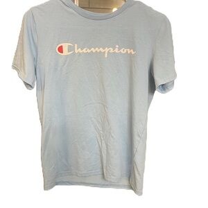 Champion Kids Sky Blue Short Sleeve Tee large 14/16